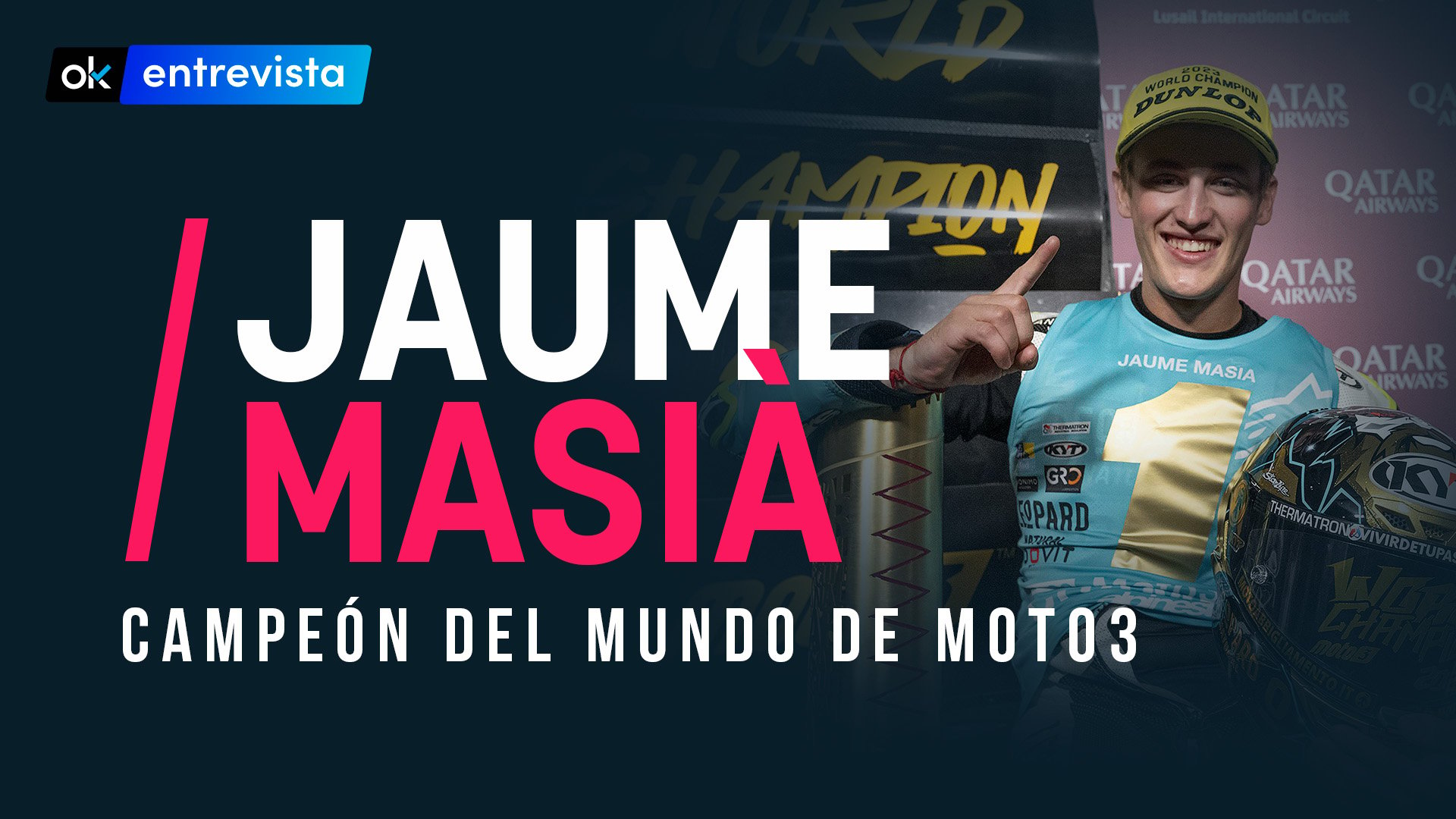 Jaume Masià, campeón del mundo de Moto3.