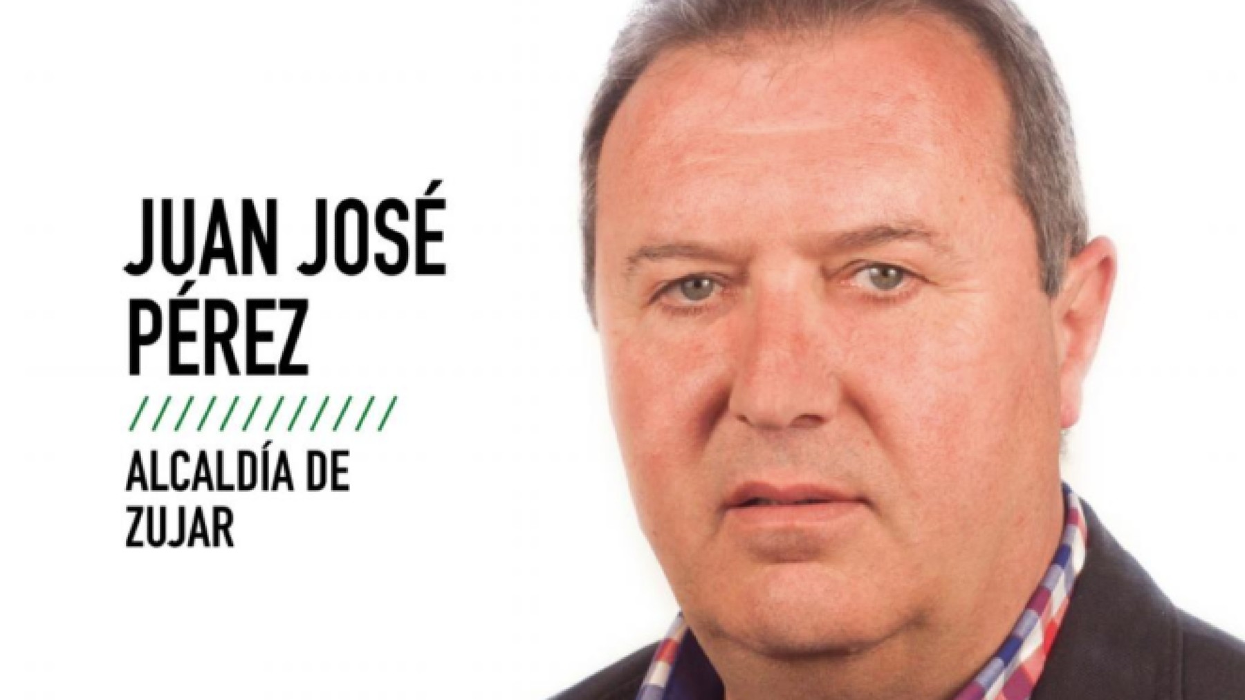 El socialista Juan José Pérez, ex alcalde de Zújar, Granada (PSOE).