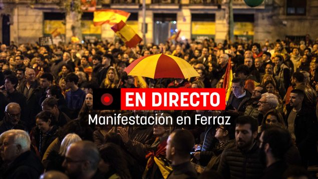 En directo Ferraz, Manifestación en Ferraz, Amnistía Pedro Sánchez,