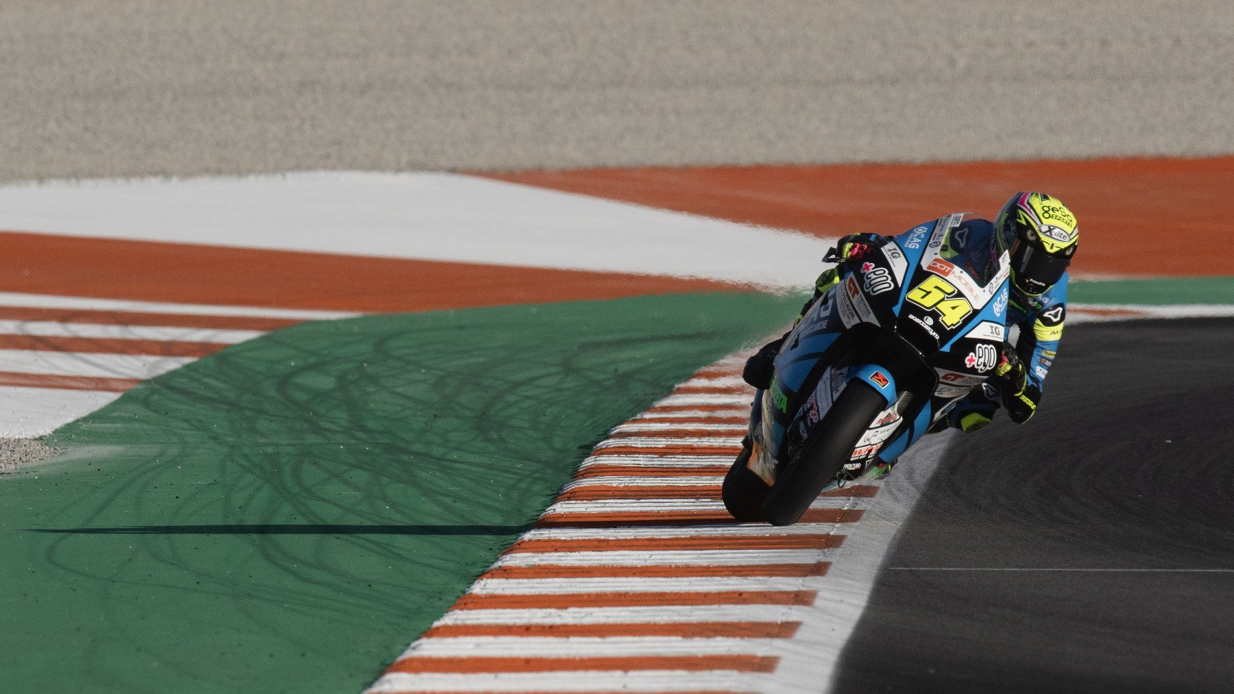 Fermín Aldeguer durante el GP de la Comunidad Valenciana de MotoGP. (Getty)