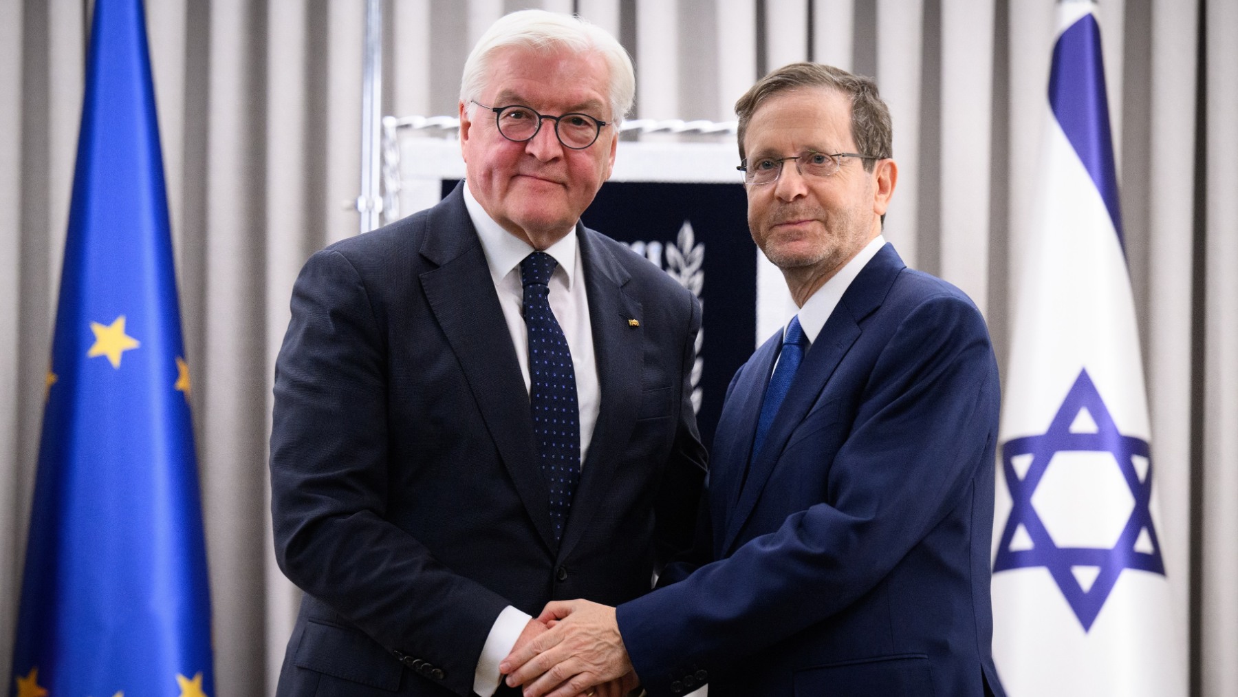 Frank-Walter Steinmeier e Isaac Herzog (Foto: Europa Press).