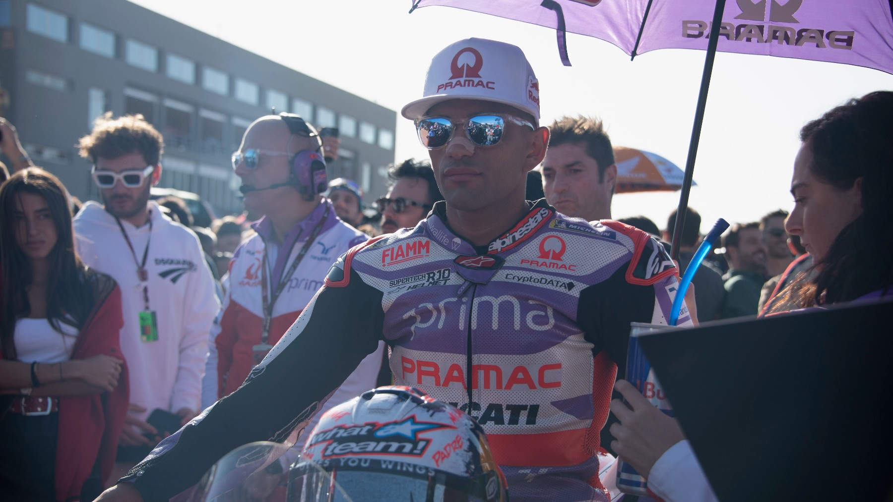 Jorge Martín, durante el GP de la Comunidad Valenciana de MotoGP. (Getty)