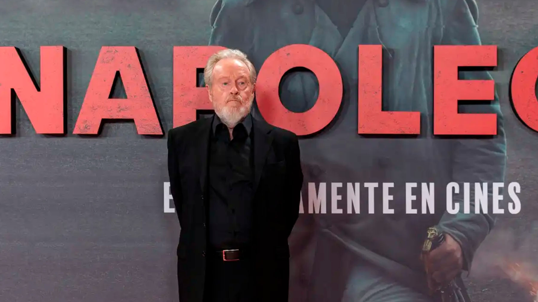 Ridley Scott en la presentación de ‘Napoleón’ (Goyo Conde: Sony Pictures Entertainment Iberia)