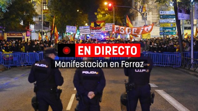 manifestaciones Ferraz directo, manifestación Ferraz, manifestación Madrid