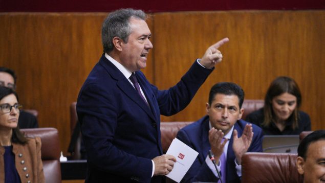 Juan Espadas, portavoz de PSOE en el Senado.