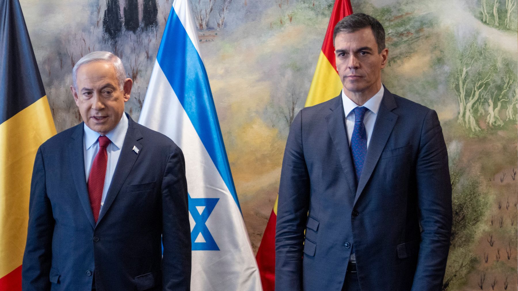 Pedro Sánchez con el primer ministro del Estado de Israel, Benjamin Netanyahu (Foto: EP)