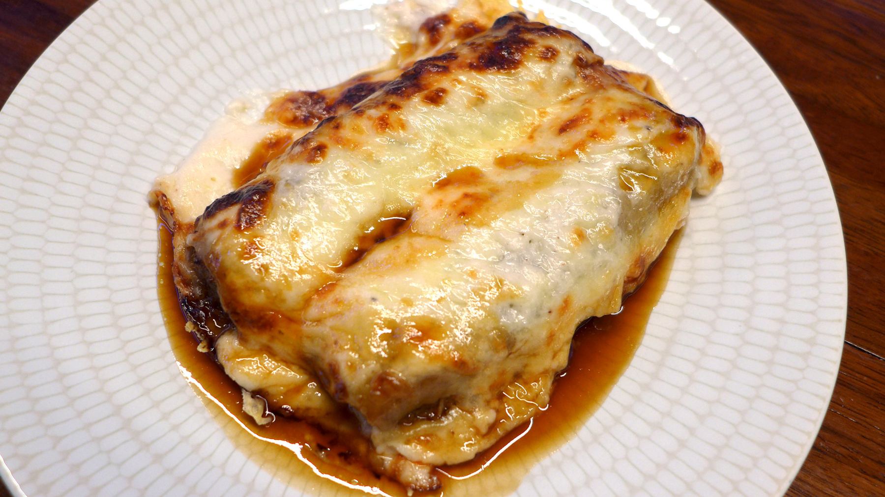 Canelones de espinacas