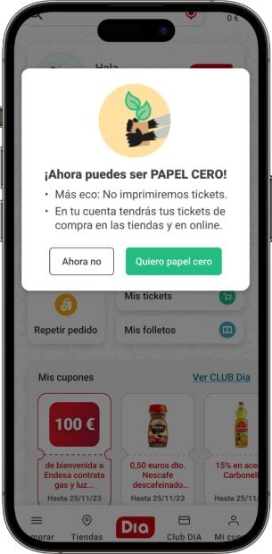 Ticket papel cero_App
