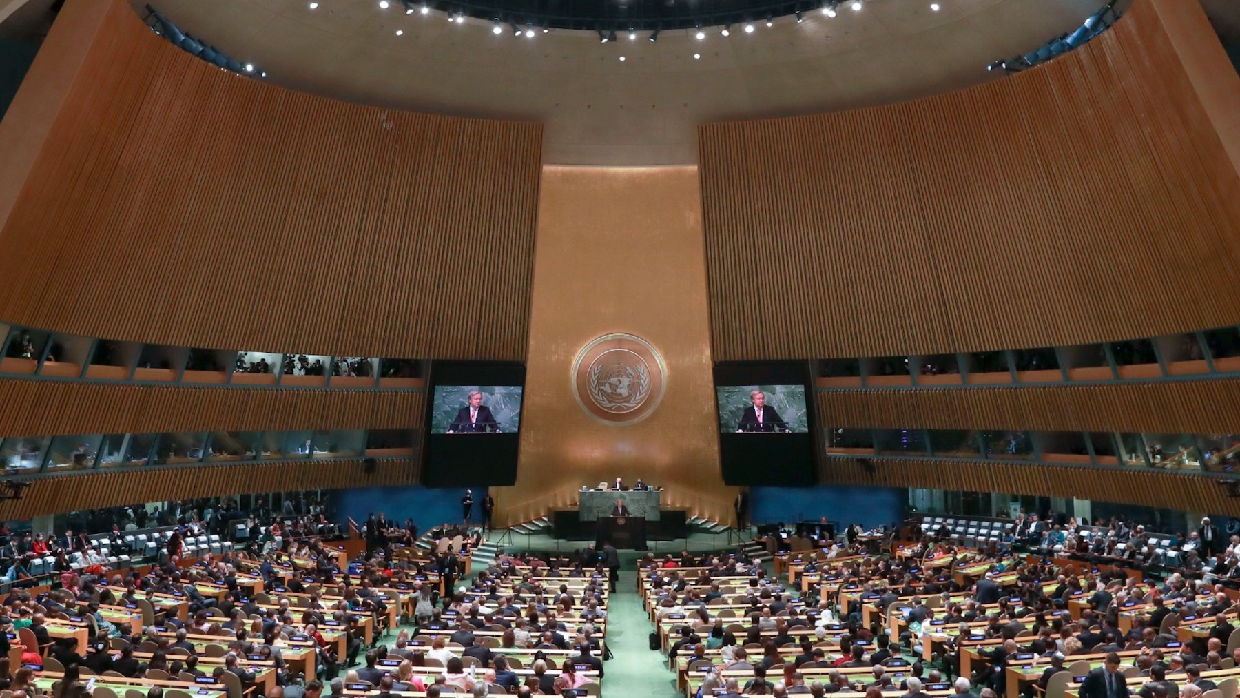 Una Asamblea de la ONU.