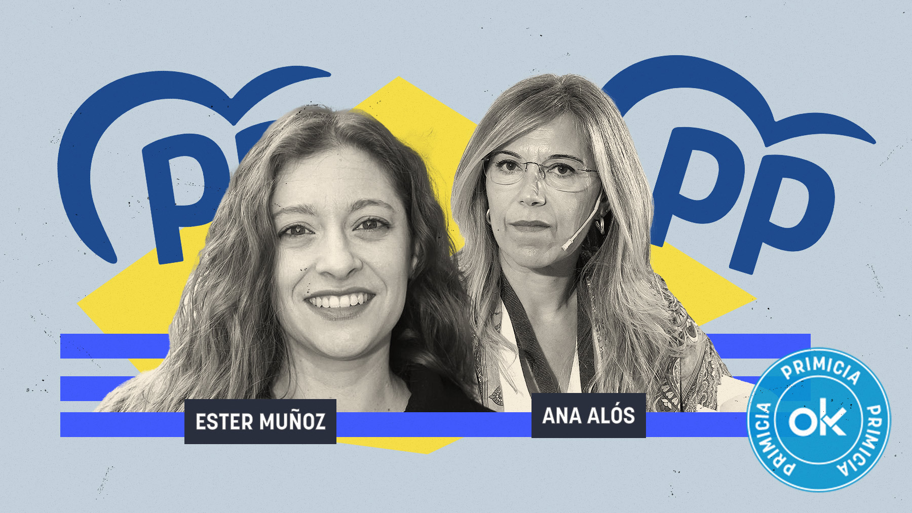 Ester Muñoz y Ana Alós, nuevas vicesecretarias del PP.