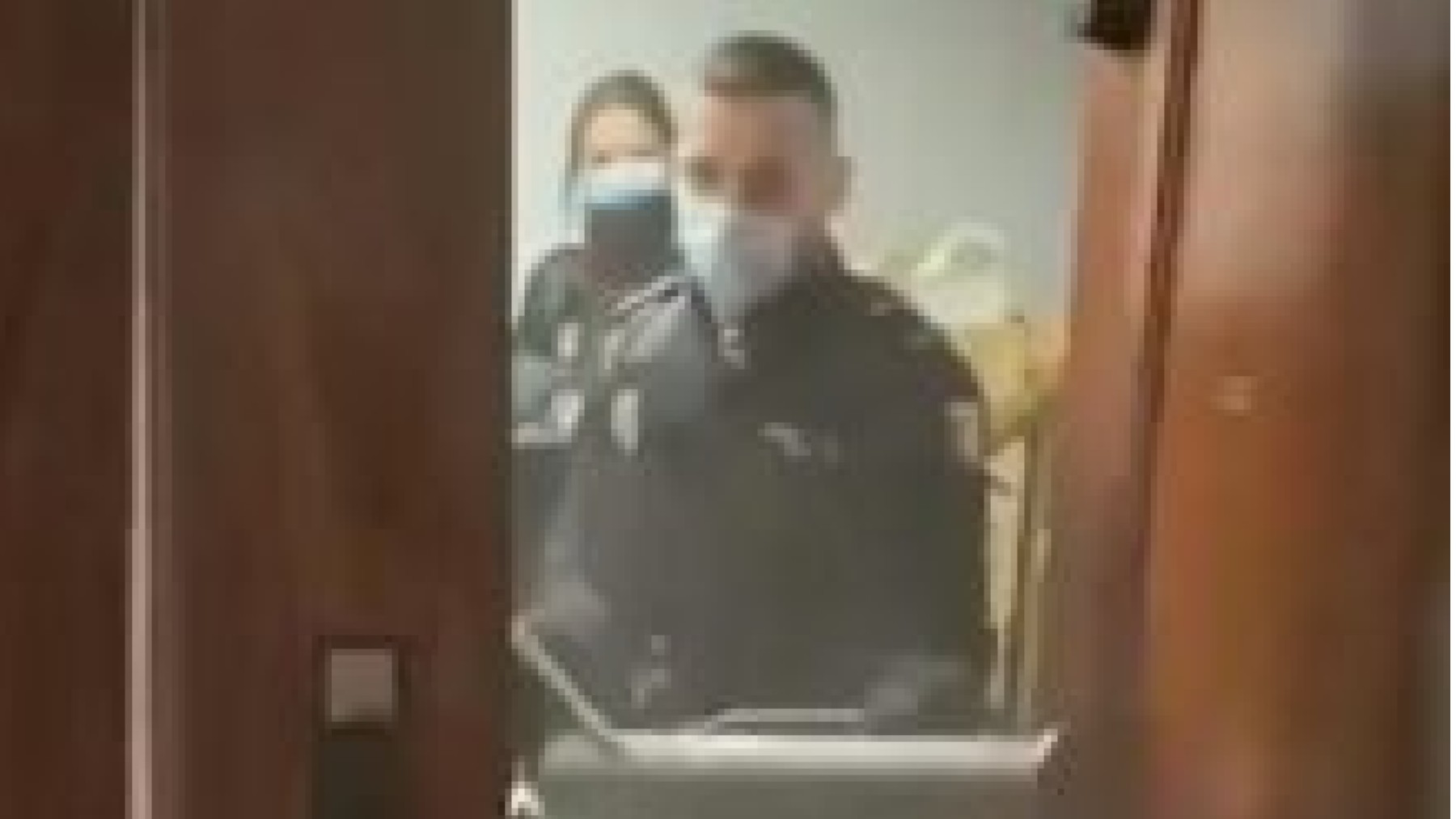 Vídeo de los policías durante su intervención que se usó como prueba en la vista.