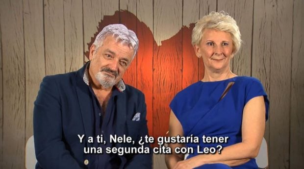 Leo y Nailia en 'First Dates'.