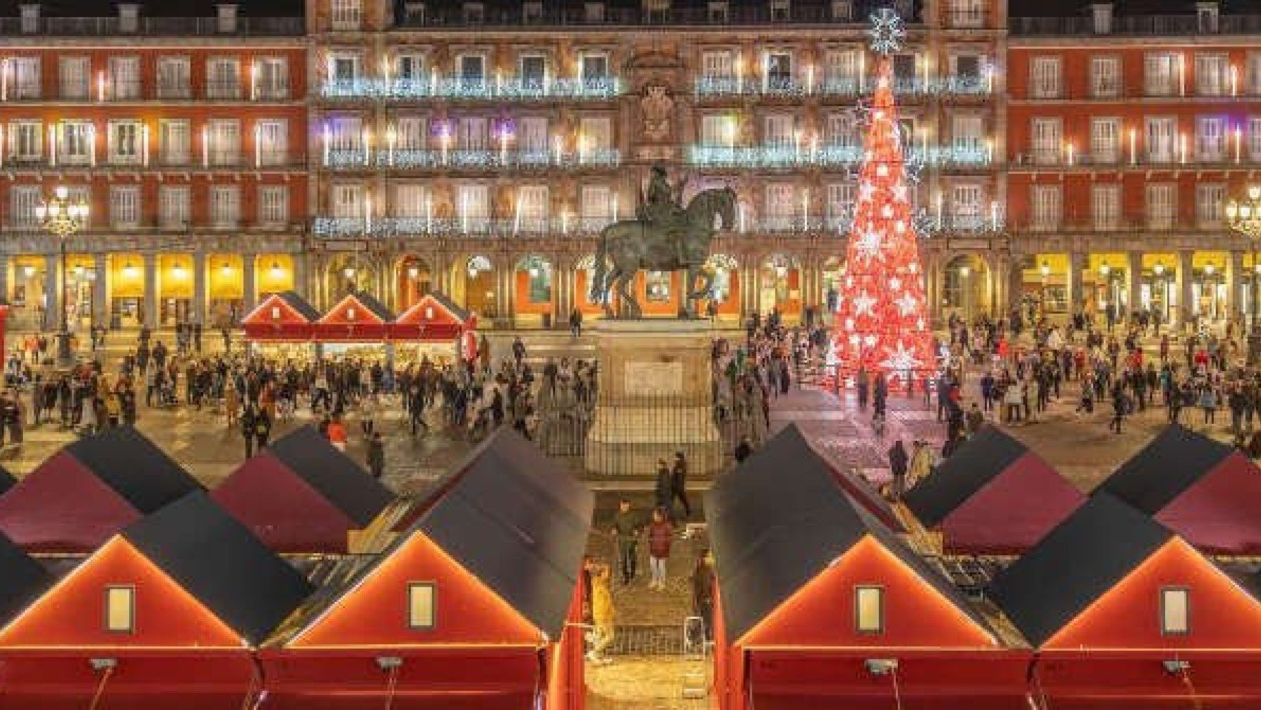 Mercadillo de la Plaza Mayor, en Madrid.