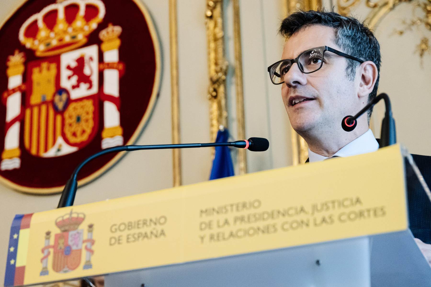 El ministro de Presidencia, Justicia y Relaciones con las Cortes, Félix Bolaños.
