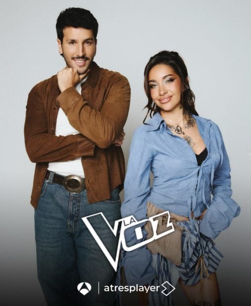 Sebastián Yatra y María Becerra en La Voz España. (Atresmedia)