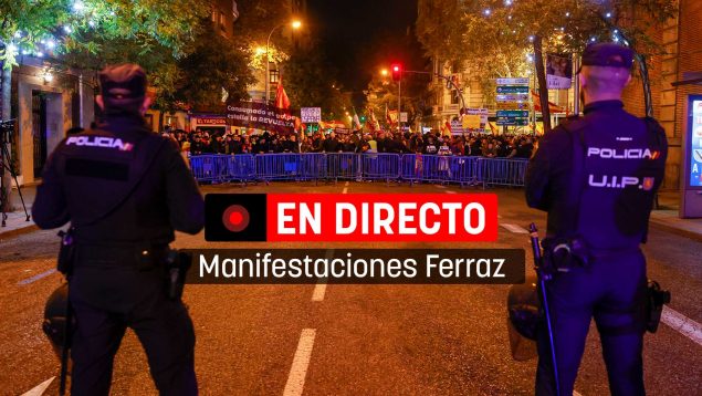 Manifestación Ferraz directo, amnistía, protestas Madrid, manifestaciones Ferraz