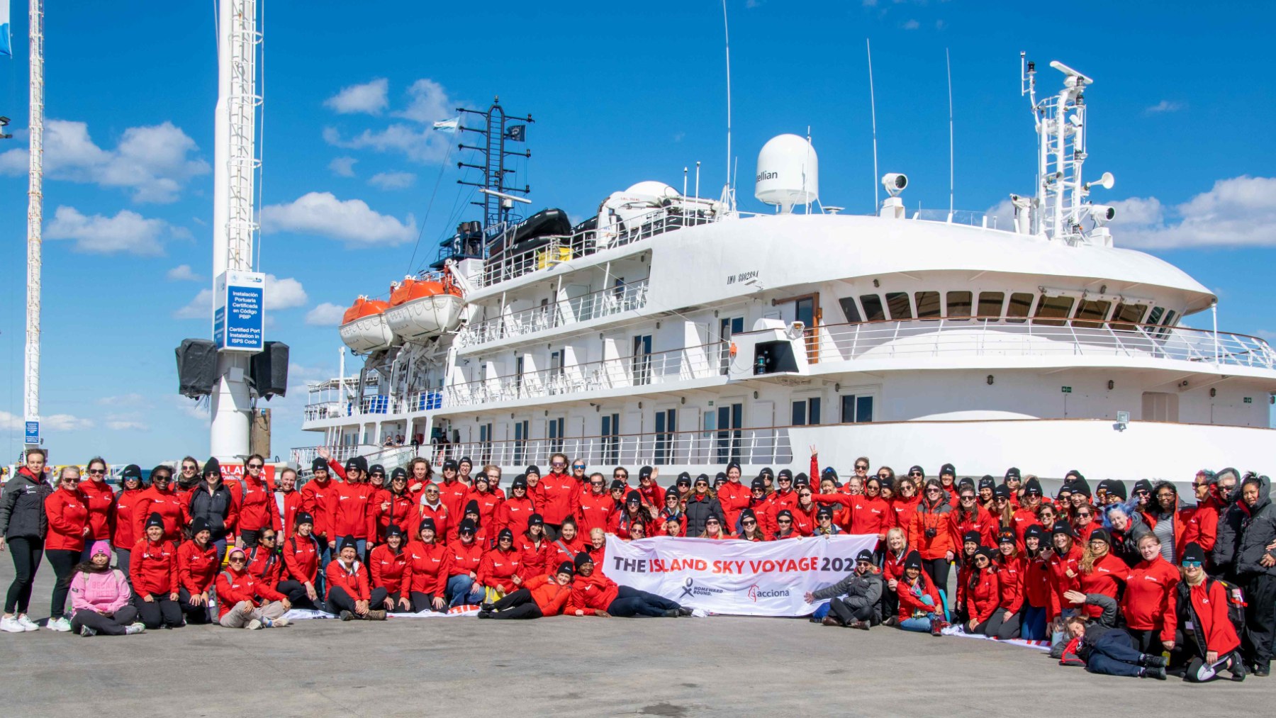 188 mujeres han realizado una expedición a la Antártida para explorar los efectos del calentamiento del planeta