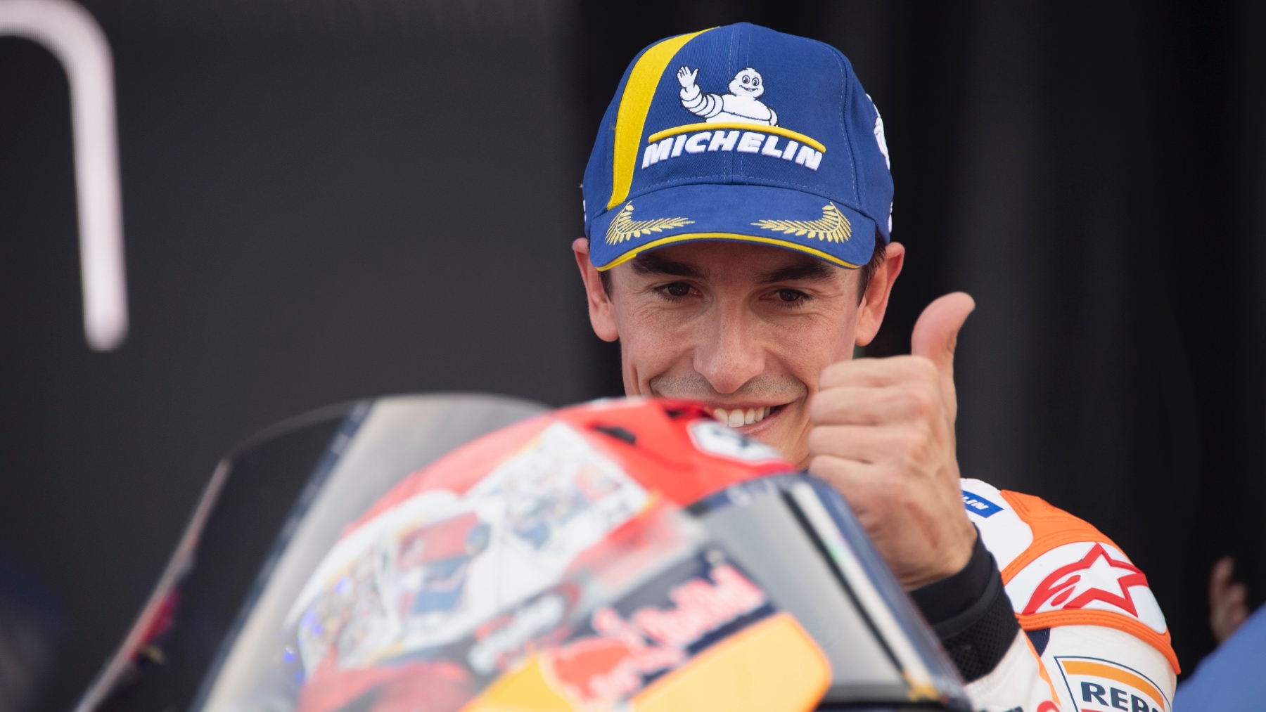 Marc Márquez, en su última carrera con Honda. (Getty)