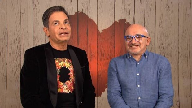 Julio y Roberto en 'First Dates'.