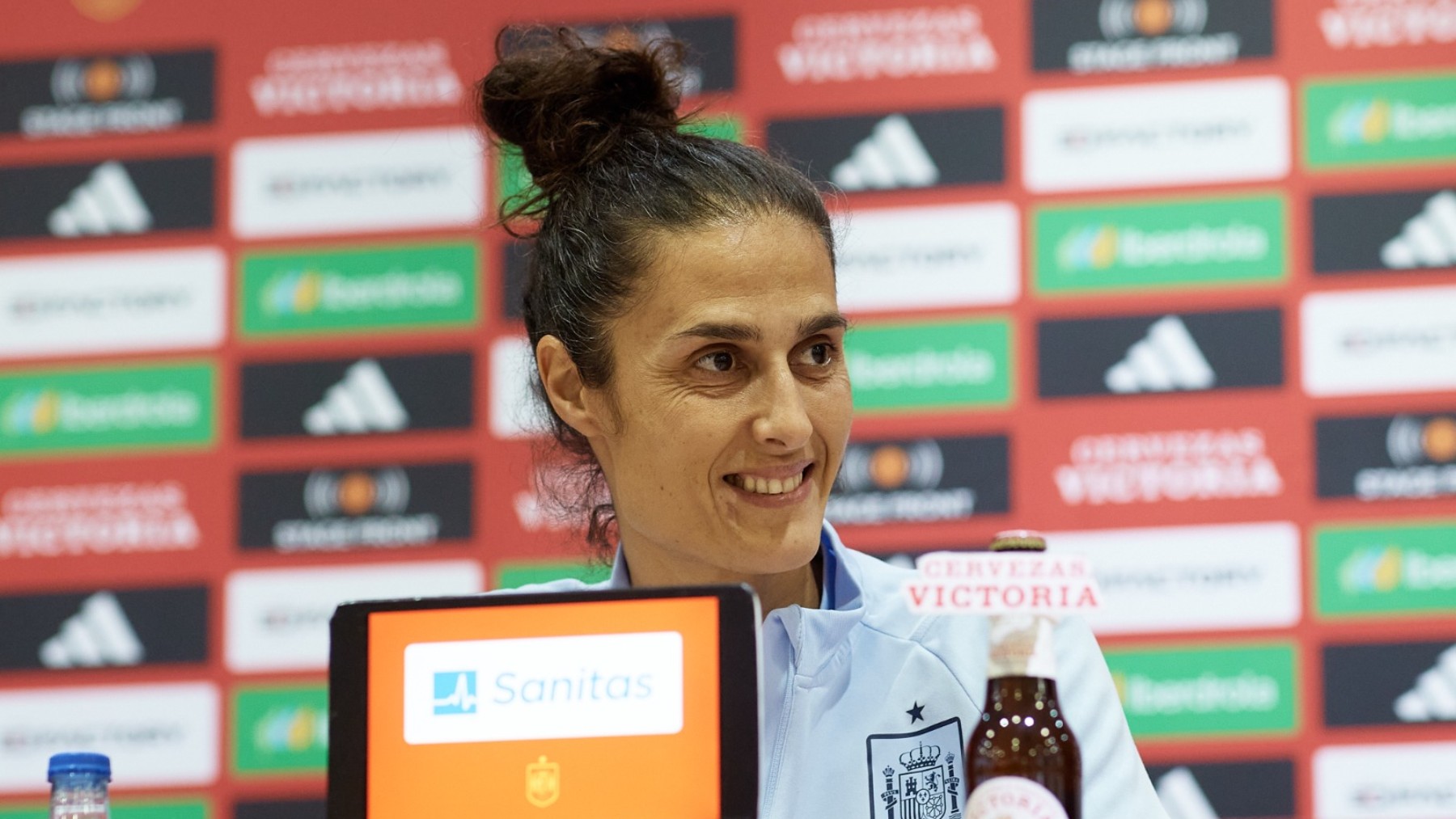 Montse Tomé, en rueda de prensa. (RFEF)