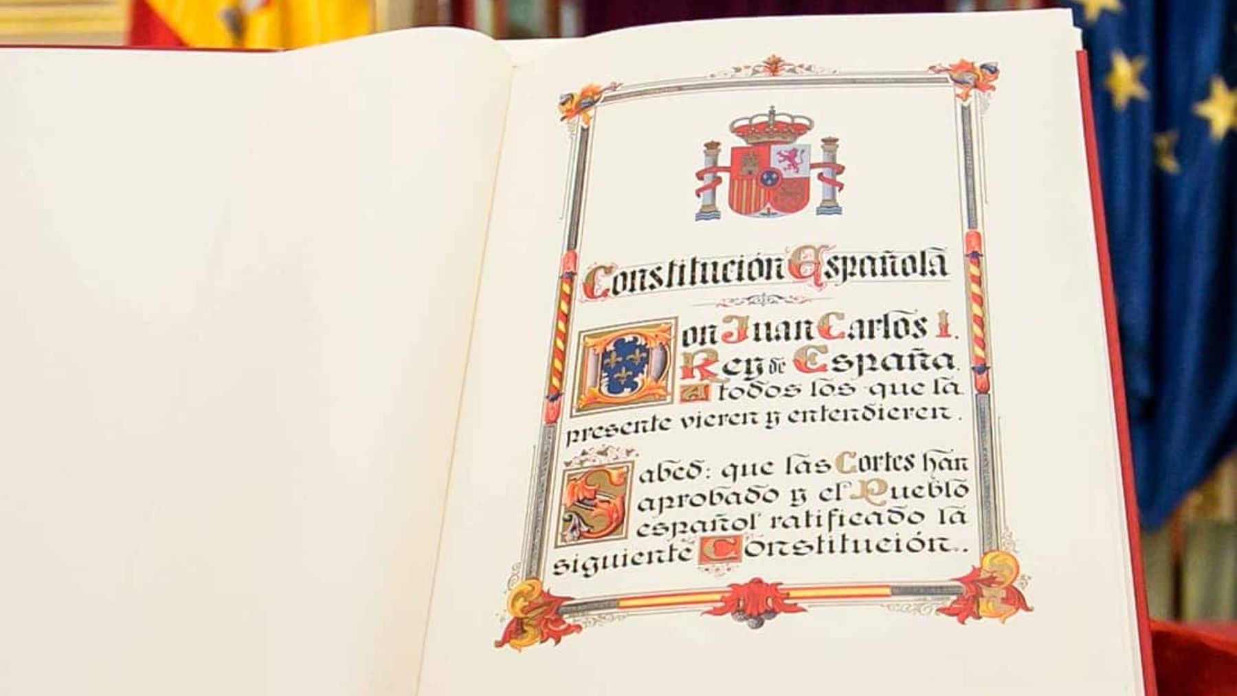 Seis curiosidades de la Constitución Española