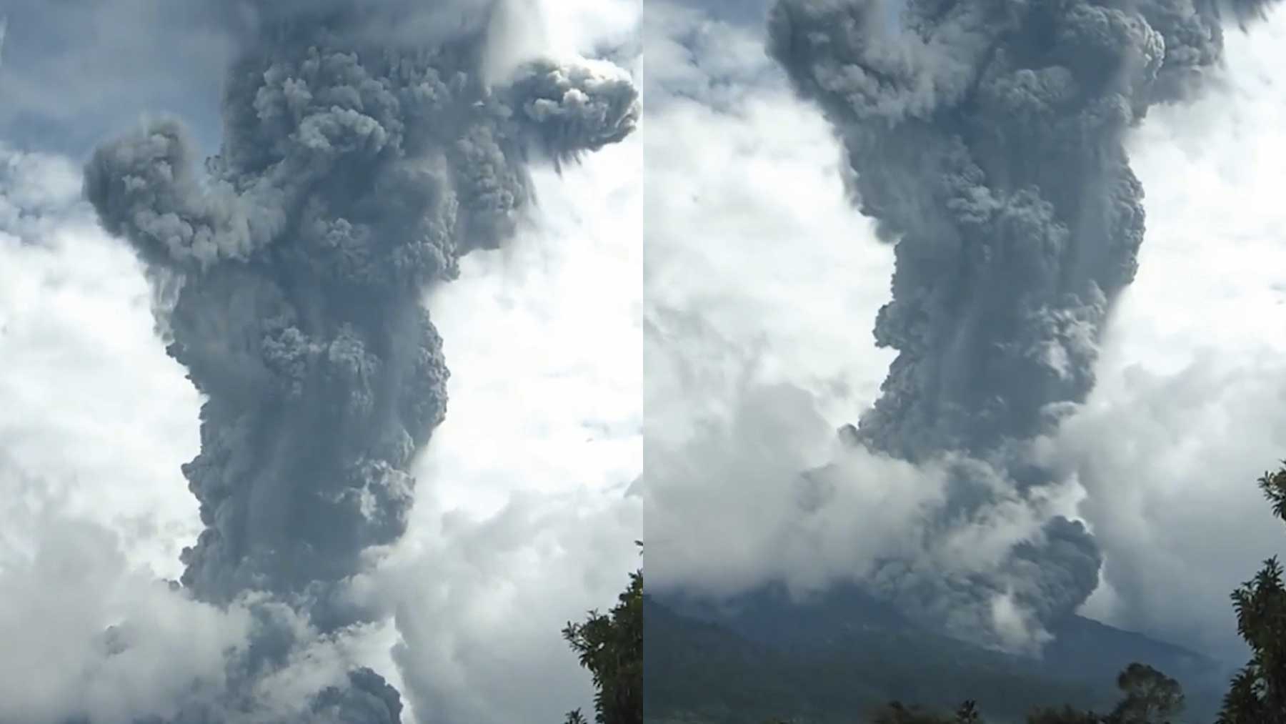 Erupción volcán Merapi