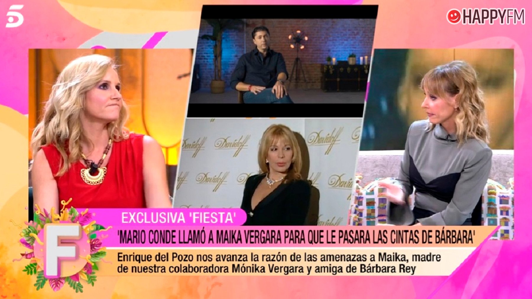 El programa Fiesta habla de la entrevista de Ángel Cristo.