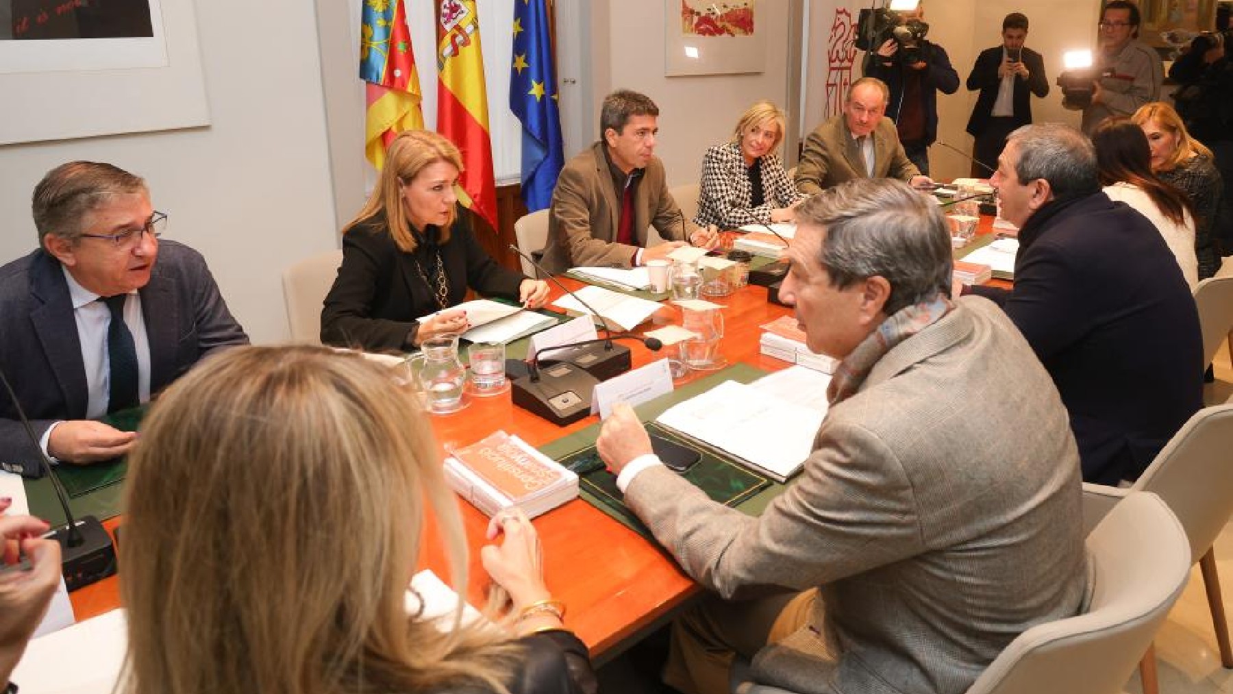 Pleno del Gobierno valenciano, este martes, en Alicante.