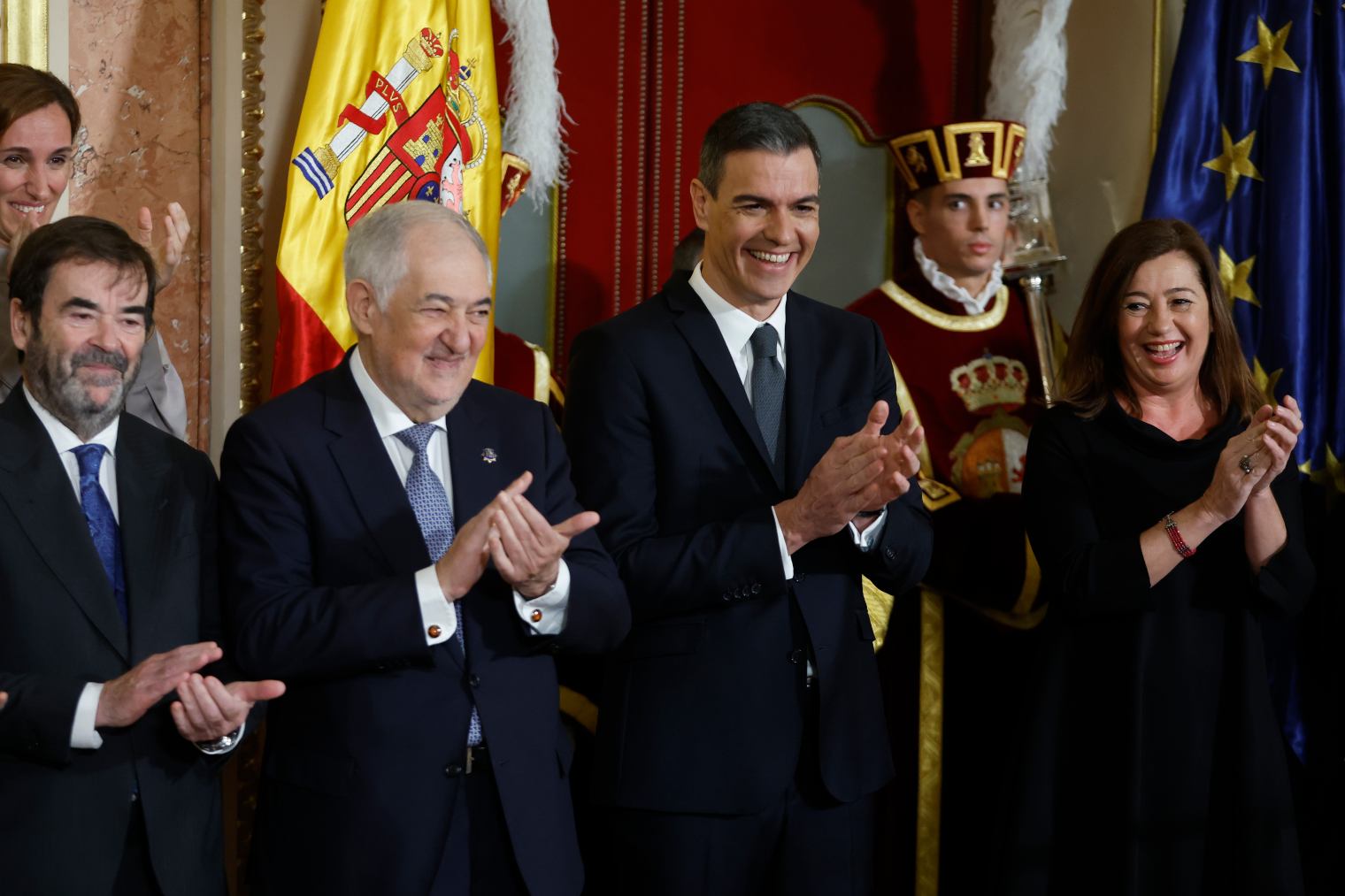 Pedro Sánchez y Conde-Pumpido, en el Congreso.