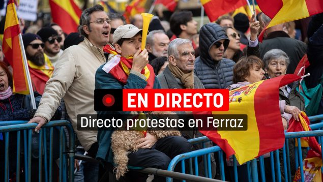 Protestas Ferraz amnistía, manifestación Ferraz, protestas Madrid, Ley de Amnistía