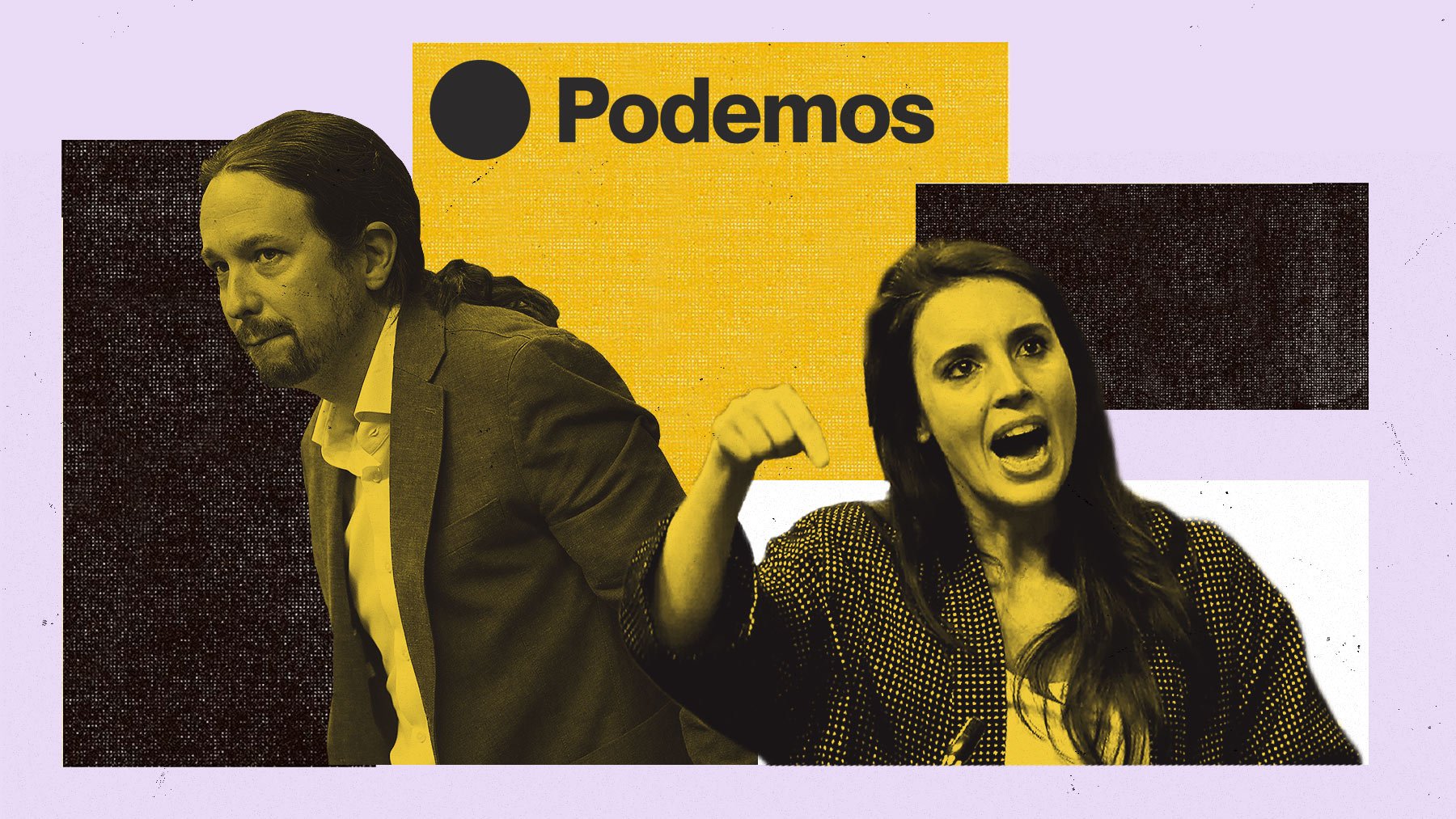 Pablo Iglesias e Irene Montero.