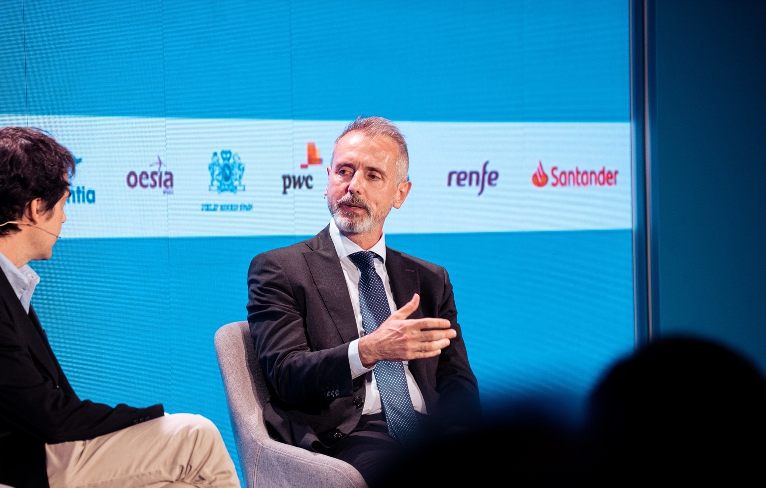 Marc Murtra, presidente de Indra, durante una entrevista.