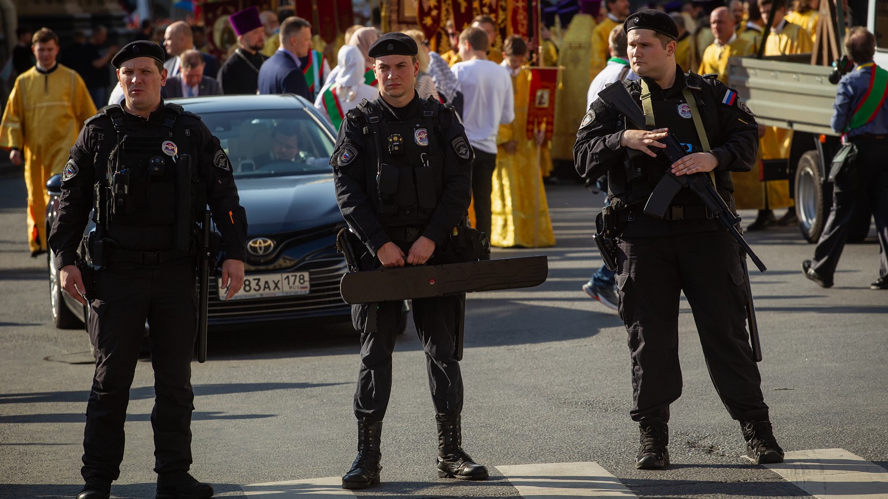 Policía rusa. (Foto: Ep)