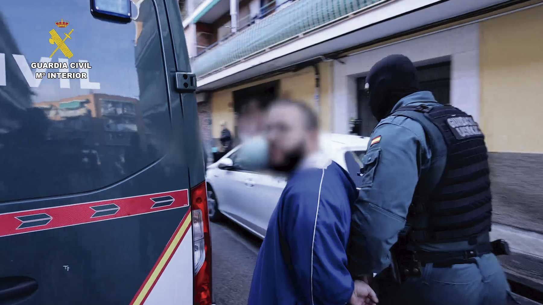 La Guardia Civil detiene en Madrid al profesor yihadista.