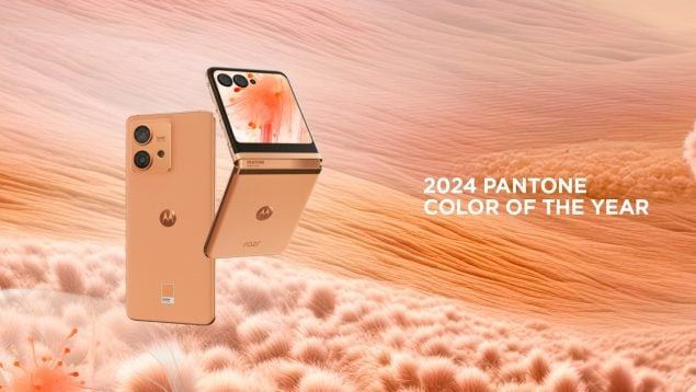 Motorola revela sus nuevos razr y edge: son pioneros en incorporar el exclusivo color Pantone en 2024