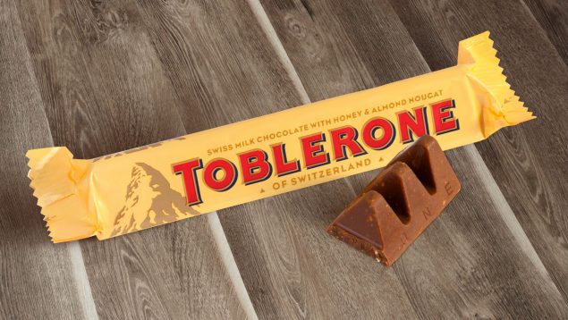 alerta Toblerone, Toblerone, chocolate Toblerone