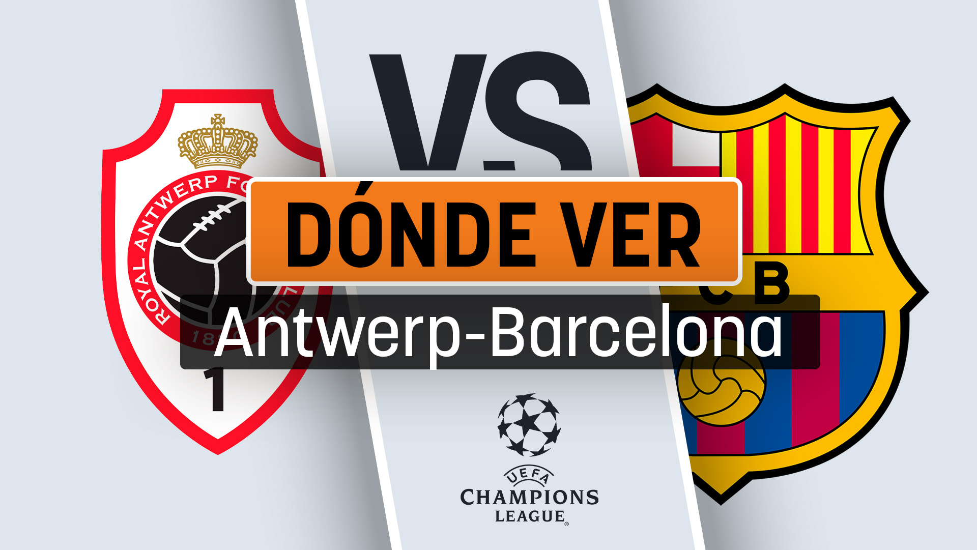 Antwerp – Barcelona: dónde ver en directo por televisión y online el partido de Champions League hoy.