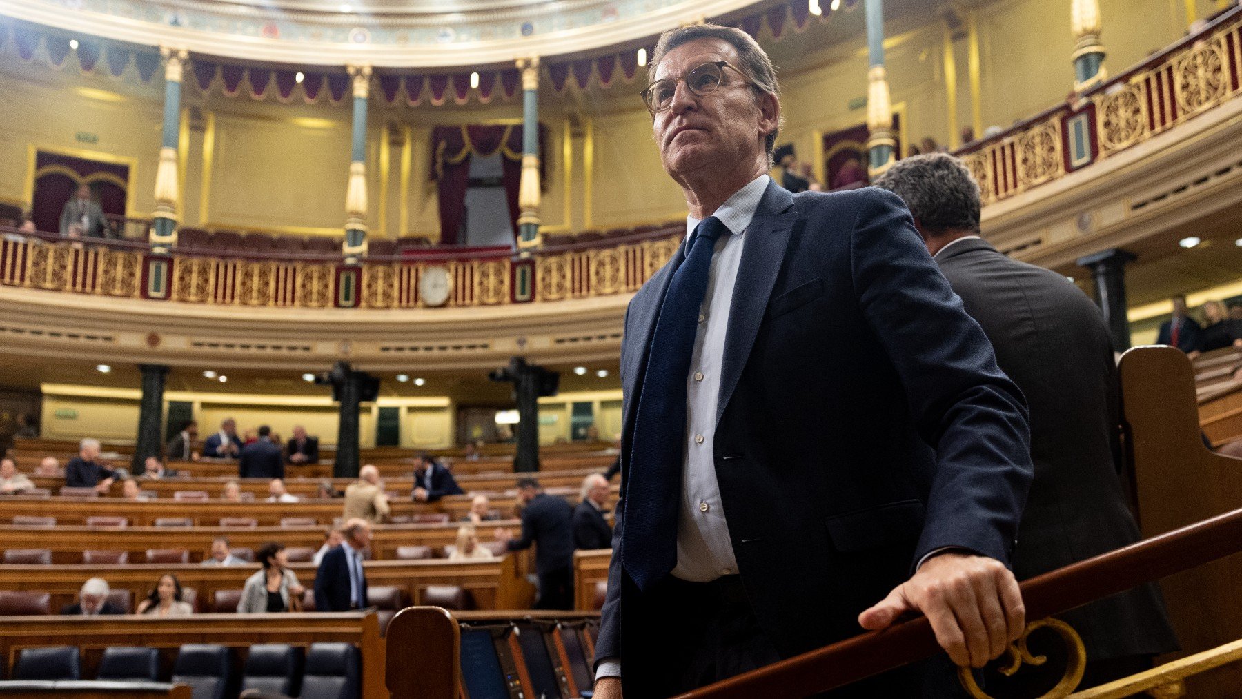 Feijóo en el Congreso. (Foto: EP)