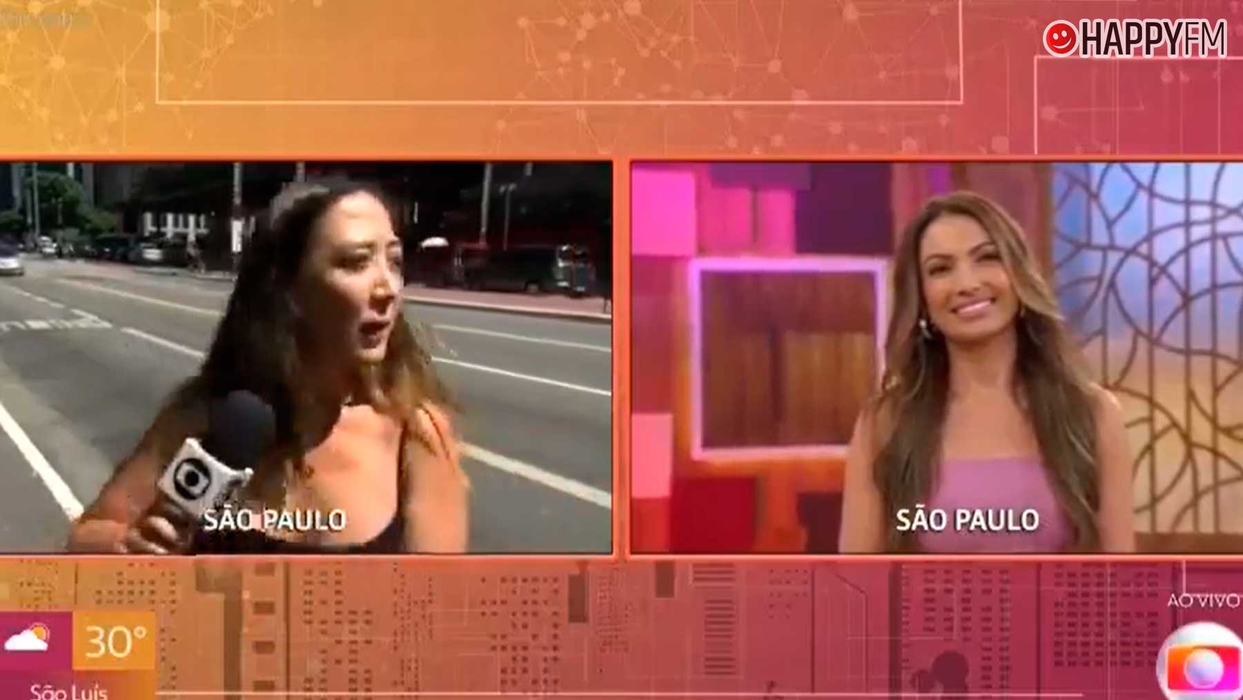 Una reportera de televisión, víctima de un intento de robo en pleno directo