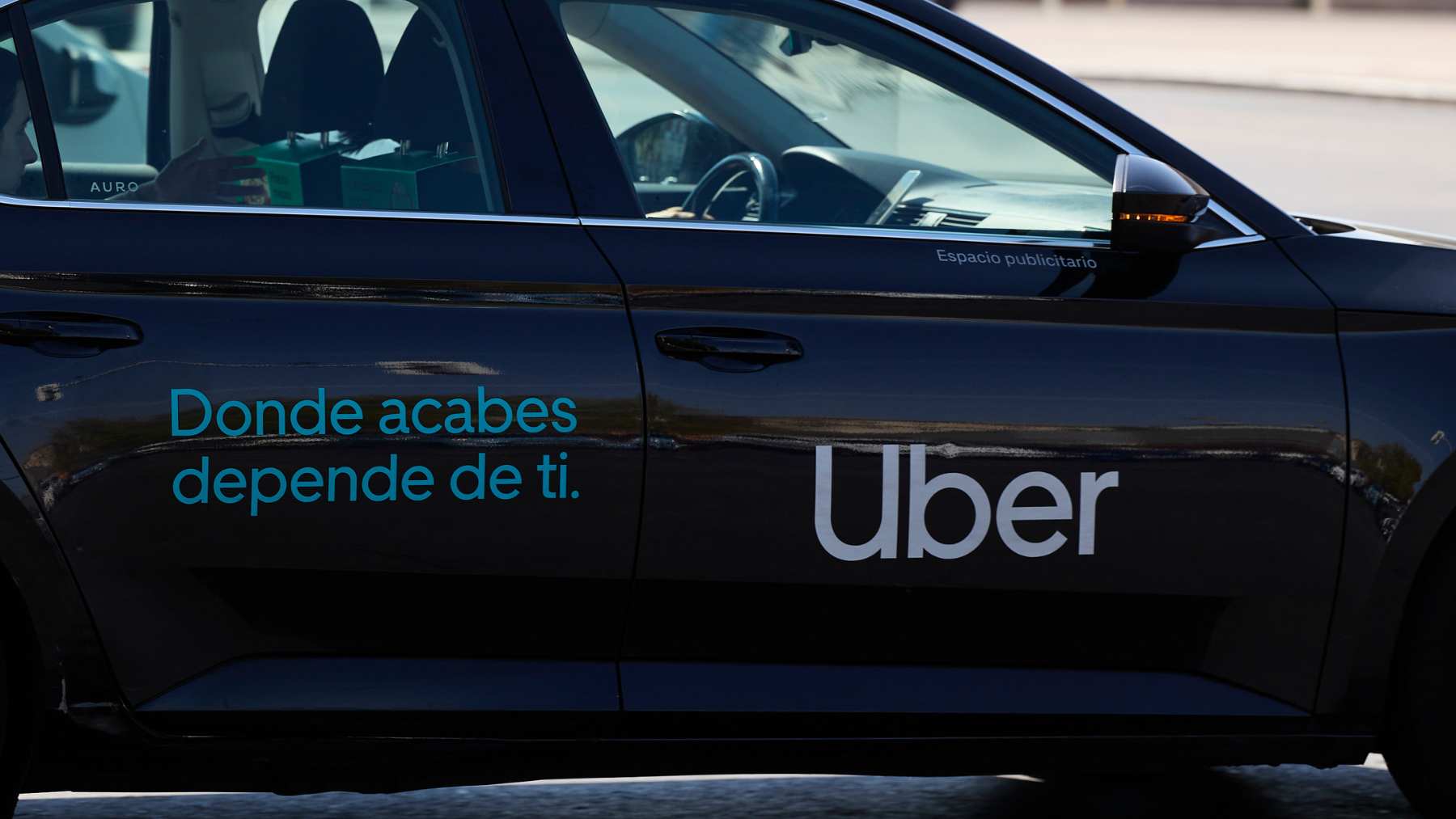 Un coche de Uber. Foto: EP