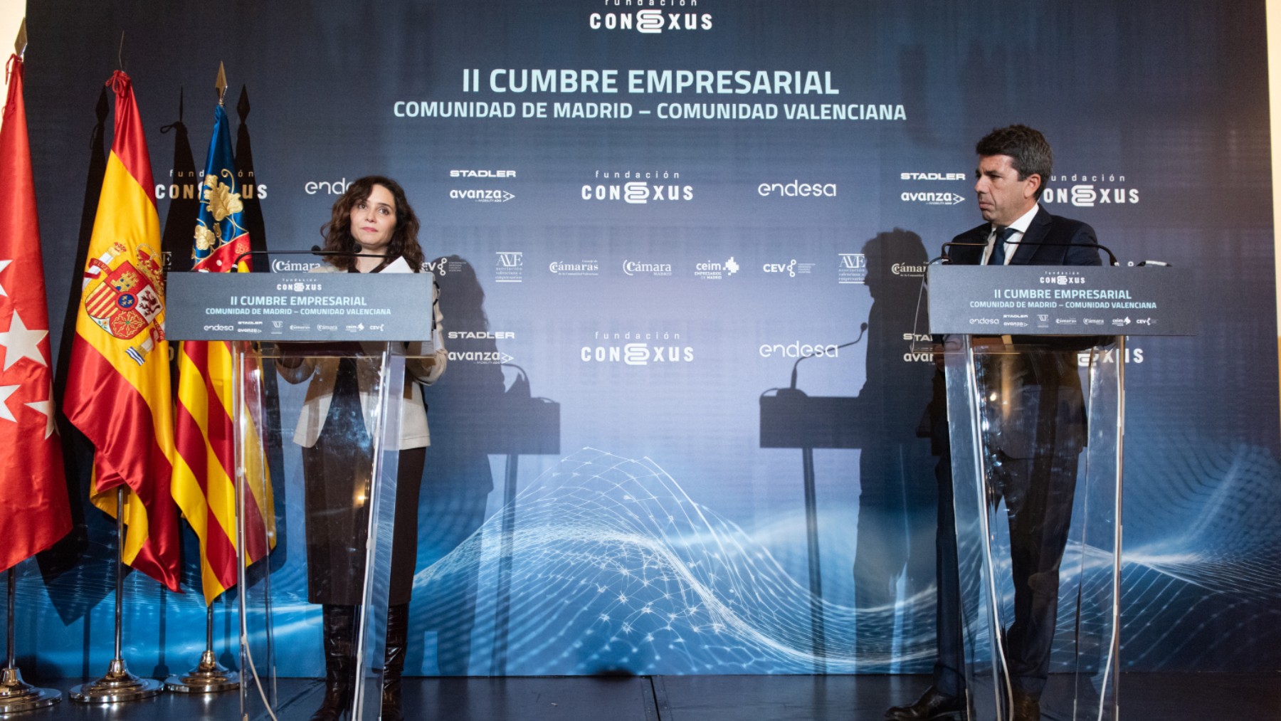 Isabel Díaz Ayuso y Carlos Mazón (Foto: Ep)