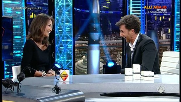 Isabel Preysler ha sido la única invitada que ha obligado a Pablo Motos a cambiar su sitio en El Hormiguero