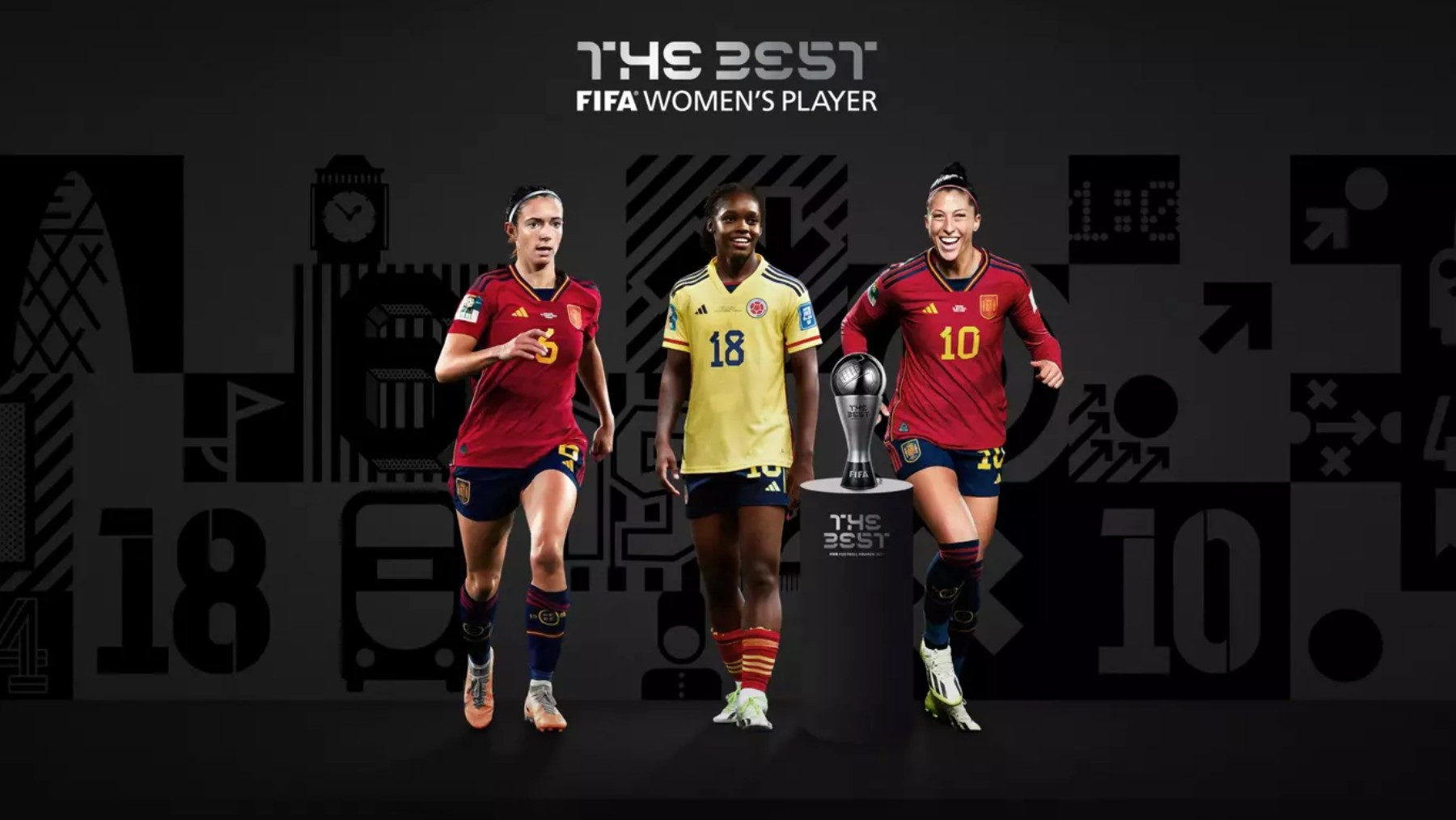 Aitana, Linda Caicedo y Jenni Hermoso, nominadas al The Best. (FIFA)
