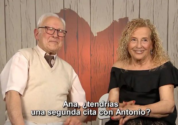 Ana y Antonio en 'First Dates'.