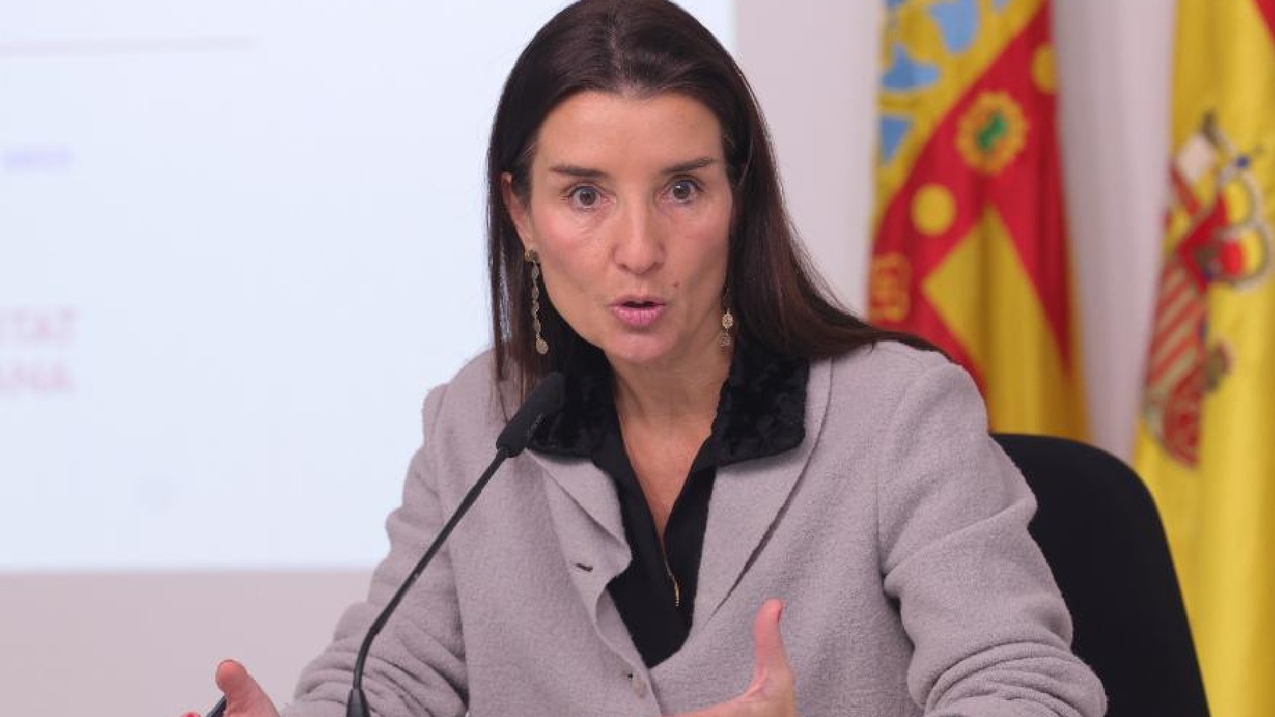La consejera de Hacienda del Gobierno valenciano Ruth Merino.