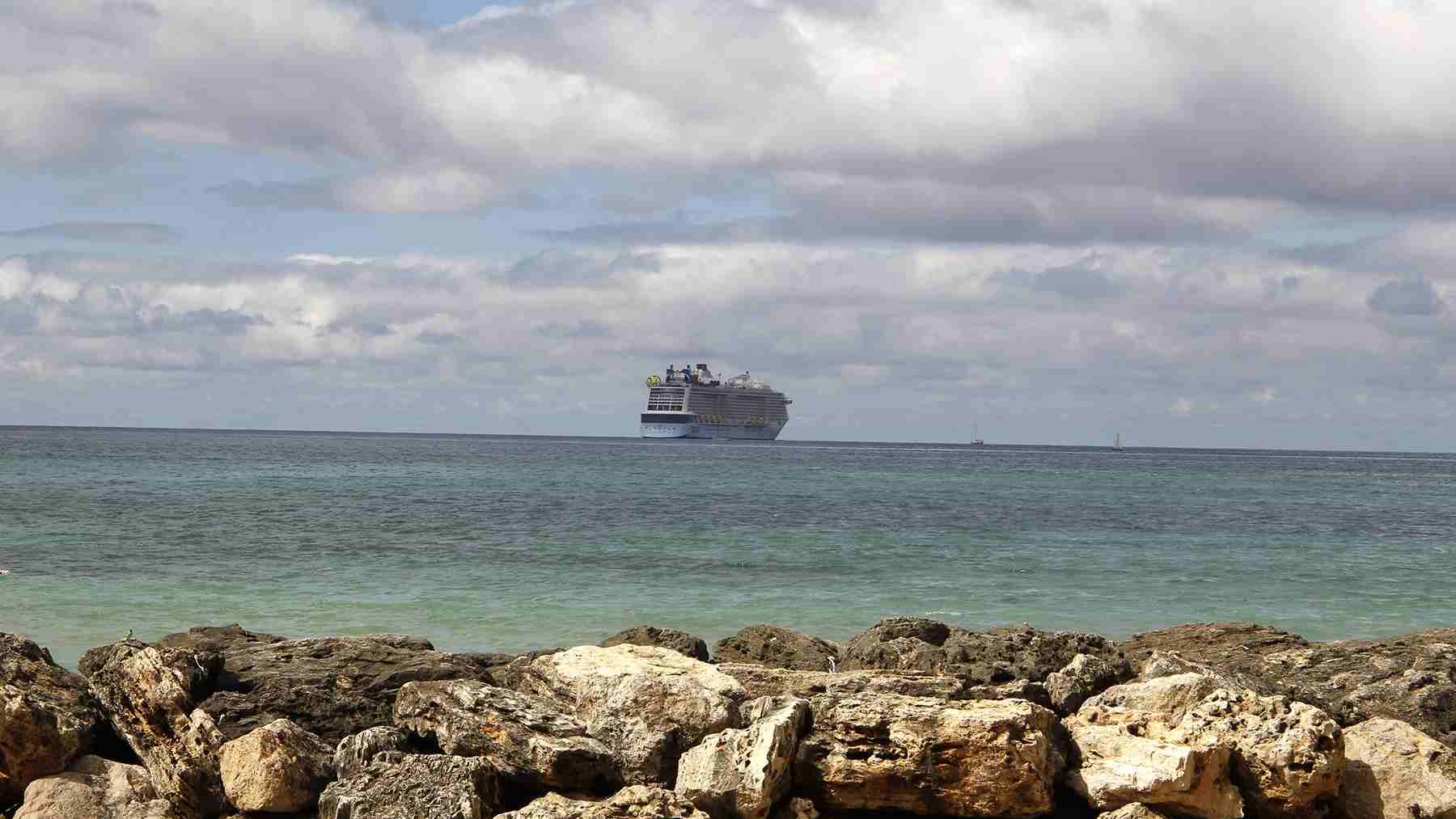 Un crucero en la Bahía de Palma.