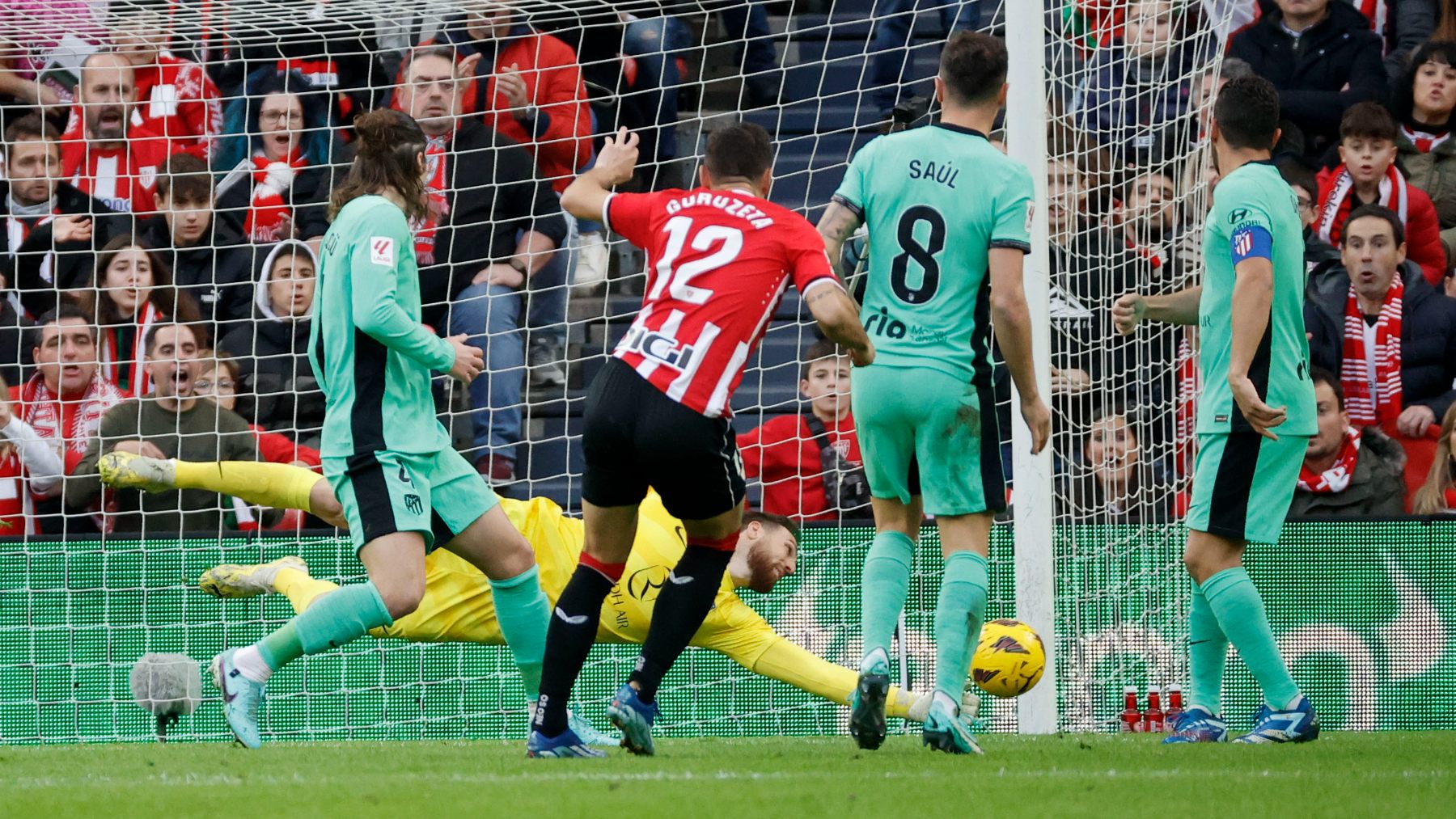 Athletic-Atlético. (EFE)
