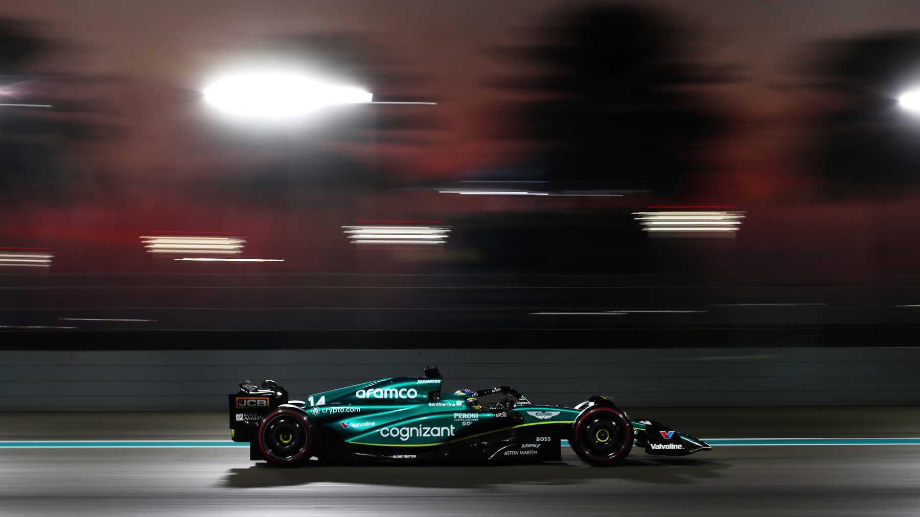 Fernando Alonso en los últimos test en Abu Dhabi. (Getty)
