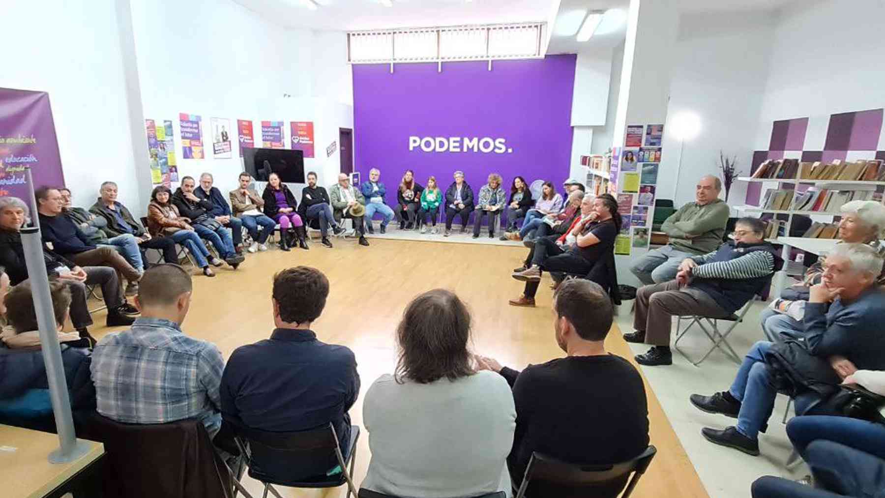 Imagen del encuentro de Podemos en Palma celebrado este sábado.