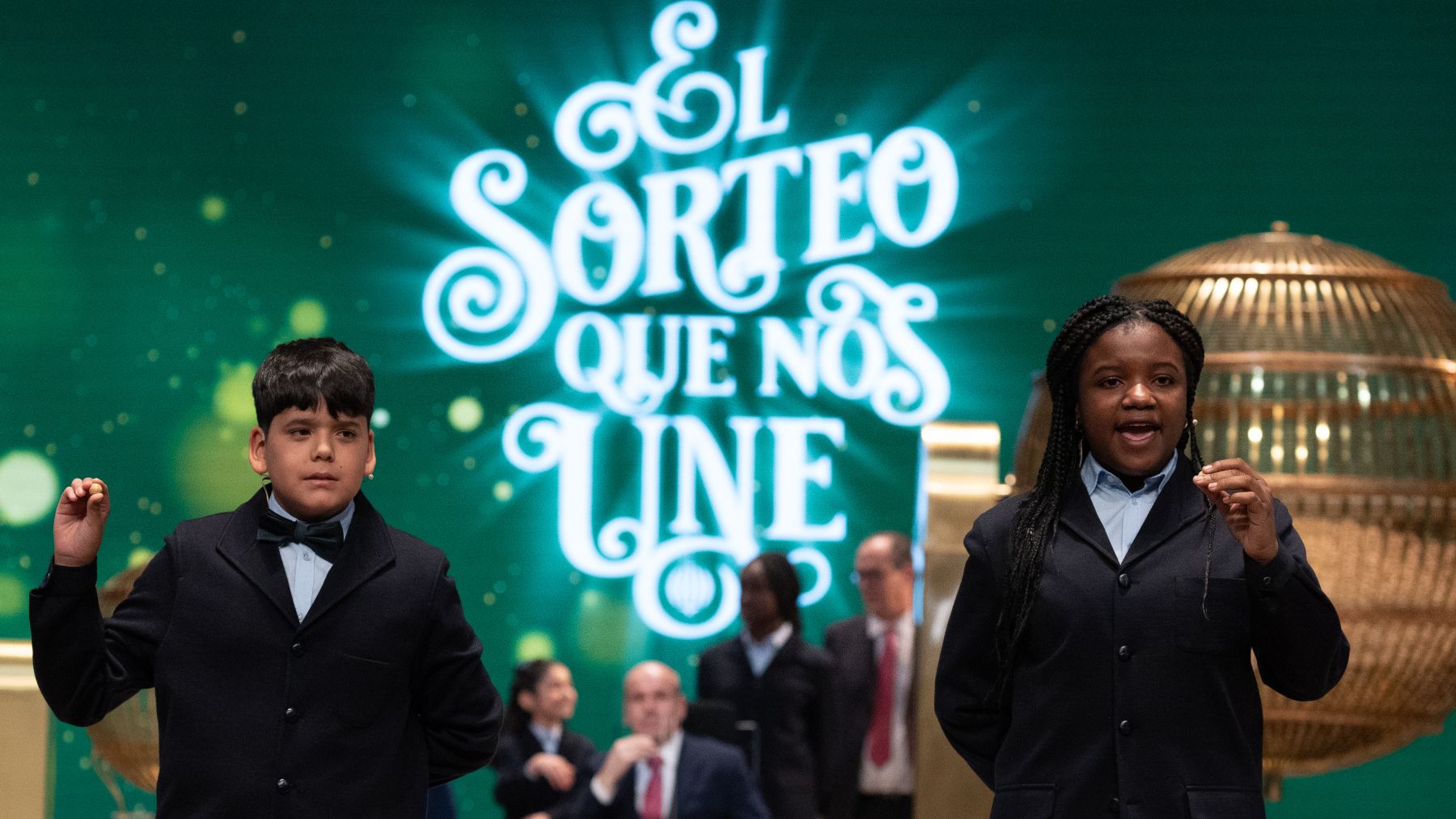 Los niños de San Ildefonso. (Foto: Ep)